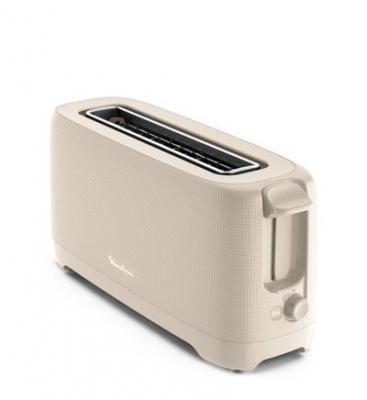 MOULINEX Grille-pain Longue fente  Morning LS2M0B10 1000 W Gris Chaud