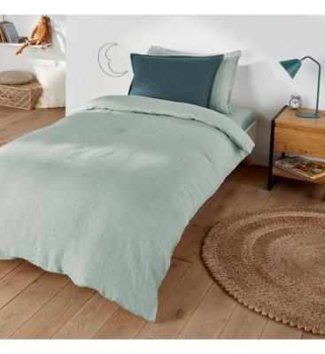 LA REDOUTE INTERIEURS Housse de couette en lin lav&eacute;, Linot