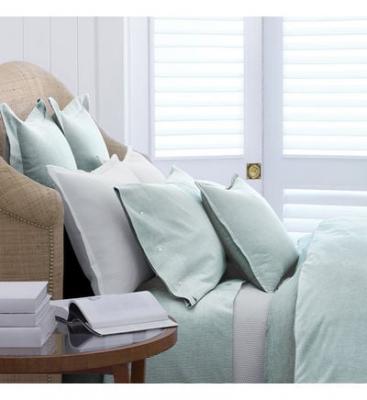 RALPH LAUREN HOME Housse de couette en percale de coton vert, Oxford 