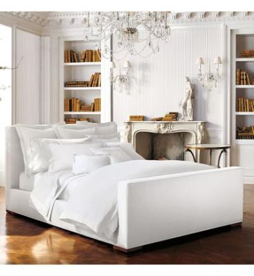 RALPH LAUREN HOME Housse de couette en satin gris, Rl624 