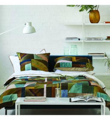 DESIGNERS GUILD Housse De Couette Imprim&eacute;e En Percale De Coton, Alphonse - Xl