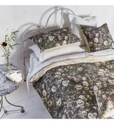 DESIGNERS GUILD Housse de couette imprim&eacute;e en satin de coton, Mansur