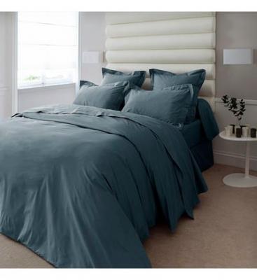 ANNE DE SOLENE Housse de couette Uni Orage Percale Anne de Sol&egrave;ne 260 x 240