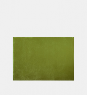 MADURA Housse de t&ecirc;te de lit DARIO olivine et bourdon noir - VERT