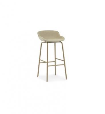 Normann Copenhagen Tabouret de bar rembourr&eacute; Hyg 75cm - sable
