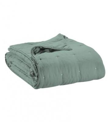 VIVARAISE Jet&eacute; de lit coton stonewashed  Zeff