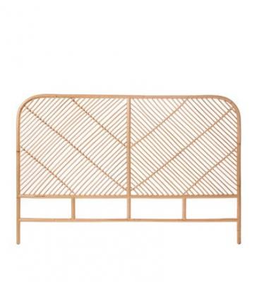 DRAWER  - T&ecirc;te de lit en rotin 168 cm - Kayan - Couleur - Naturel