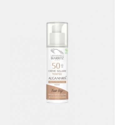 LABORATOIRES DE BIARRITZ Cr&egrave;me solaire teint&eacute;e SPF50