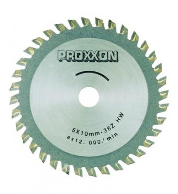 PROXXON  Lame &agrave; plaquettes carbure 80 x 1,5 x 10 mm, 36 dents