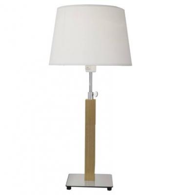 ALUMINOR  Quatro Up lampe table ch&ecirc;ne clair/chrom&eacute;e