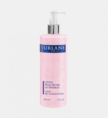 ORLANE  Lotion Peaux s&egrave;ches ou sensibles flacon pompe 400 ml