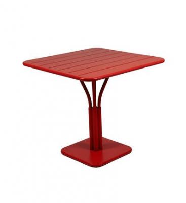 FERMOB  Table LUXEMBOURG avec socle colonne - 43 chili mat
