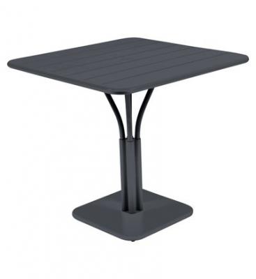 FERMOB  Table LUXEMBOURG avec socle colonne - 47 anthracite mat