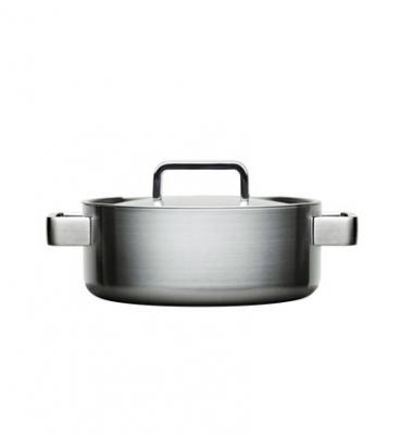 IITTALA  Tools - Faitout avec Couvercle - 3 L - INOX bross&eacute;