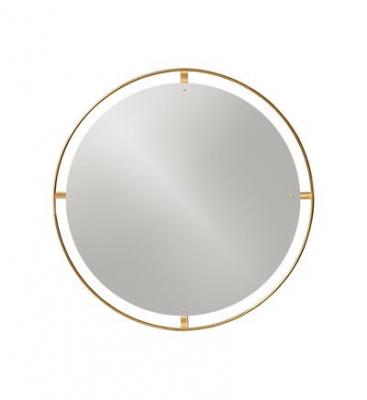 AUDO Miroir - NIMBUS Laiton poli Laiton, miroir, MDF peint