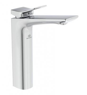 IDEAL STANDARD IDEAL Mitigeur lavabo Conca r&eacute;hauss&eacute; sans tirette sans vidage, chrome