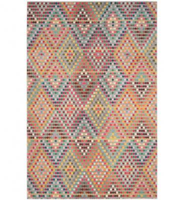 SAFAVIEH Tapis de salon interieur en multi & beige, 201 x 279 cm