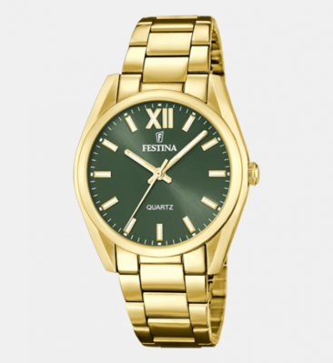 FESTINA Montre Boyfriend Vert F20640/4 Jaune 