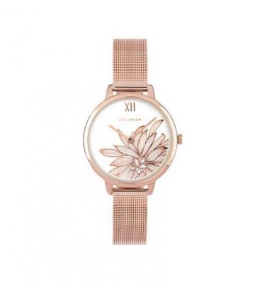 LOUIS PION Montre Femme Eden Blanc XC4469NW1 Rose 