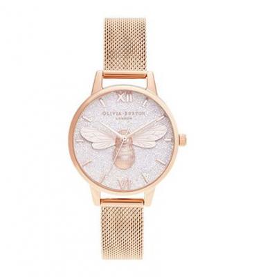 OLIVIA BURTON Montre Femme Glitter dial Blanc OB16FB04 Rose 
