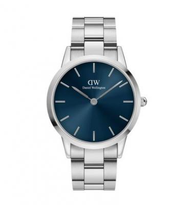 DANIEL WELLINGTON Montre Femme Iconic Bleu DW00100448 Gris 