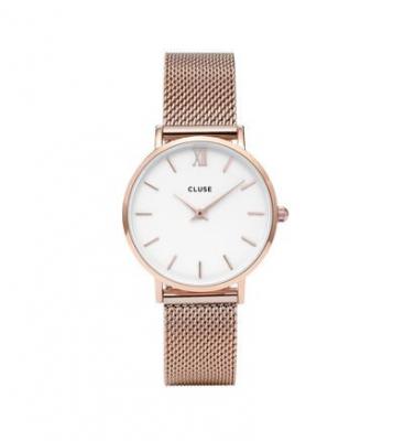 CLUSE Montre Femme Minuit Blanc CW0101203001 Rose 