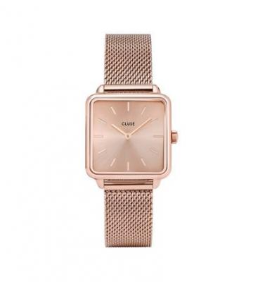 CLUSE Montre Femme Tetragone Dor&eacute; rose CW0101207009 Rose 