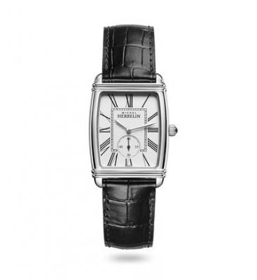MICHEL HERBELIN Montre Homme Art d&eacute;co Argent&eacute; 10638AP08