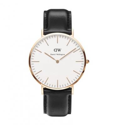 DANIEL WELLINGTON  DW Montre Classic Sheffield 40mm Or rose
