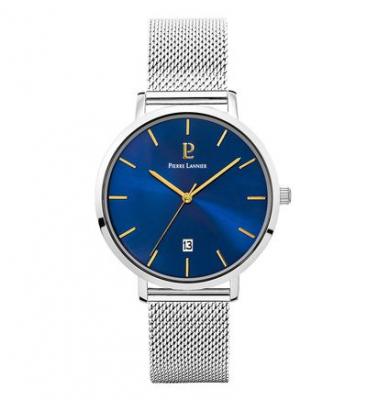 PIERRE LANNIER Montre Homme Echo Bleu 258L168 Gris 