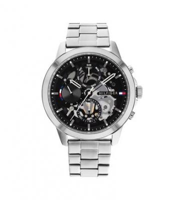 TOMMY HILFIGER Montre Homme  en Acier Gris - 240213
