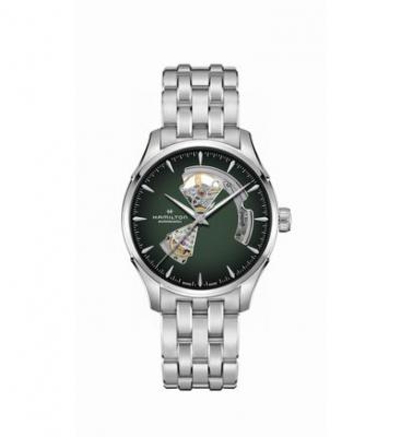 HAMILTON Montre Homme Jazzmaster Vert H32675160 Gris 
