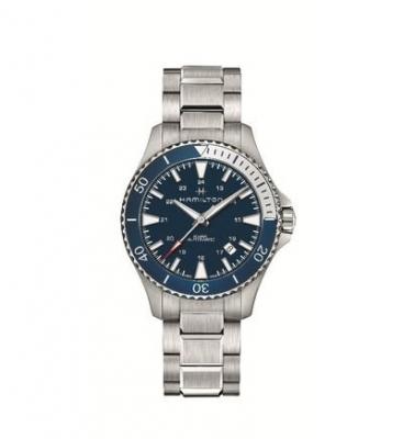 HAMILTON Montre Homme Khaki navy Bleu H82345141 Gris 