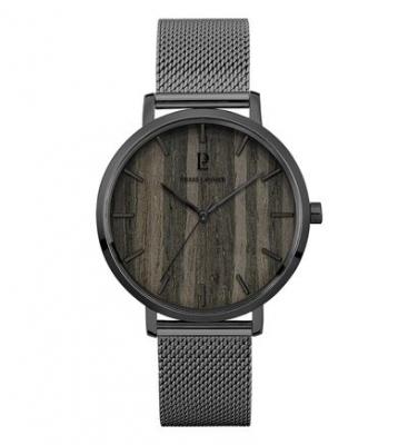 PIERRE LANNIER Montre  Montre Homme NATURE Noir Acier milanais Gris
