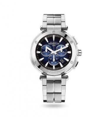 MICHEL HERBELIN Montre Newport Bleu fonc&eacute; 37688B35 Gris 
