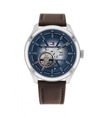 TOMMY HILFIGER Montre Homme Oliver Bleu fonc&eacute; 1791888 Gris 