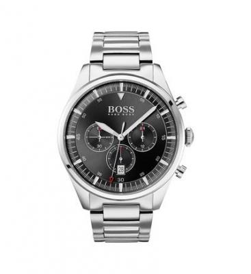HUGO BOSS Montre Homme Pioneer Noir 1513712 Gris BOSS
