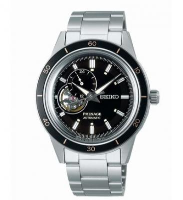 SEIKO Montre Homme Presage Noir SSA425J1 Gris 