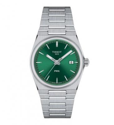 TISSOT Montre Homme PRX Vert T1372101108100 Gris 