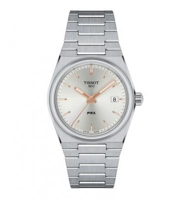 TISSOT Montre Homme PRX Argent&eacute; T1372101103100 Gris 