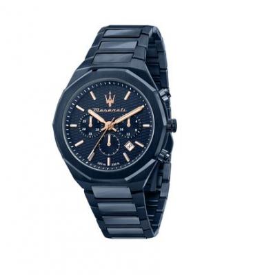 MASERATI Stile Montre Homme, Chronographe, Analogique - 45 mm