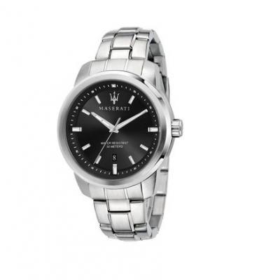 MASERATI  Successo Montre Homme, Temps et Date, en Acier - R8853121006
