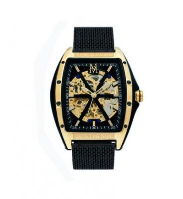 MONTIGNAC Montre Homme  - Bracelet Acier Noir