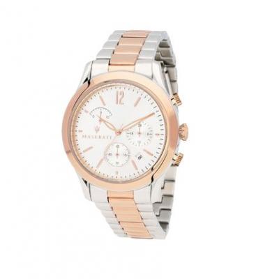 MASERATI Montre Homme Tradizione Blanc R8873625001 Gris 