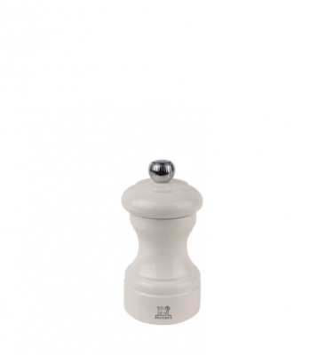 PEUGEOT Moulin &agrave; poivre manuel en bois laqu&eacute;, ivoire, 10 cm - 4' bistro