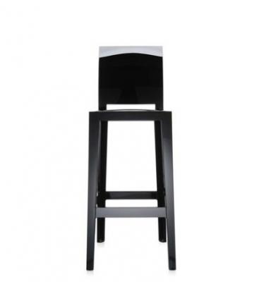 Kartell One More Please Tabouret, Lot de 2, Noir, H. 75 cm