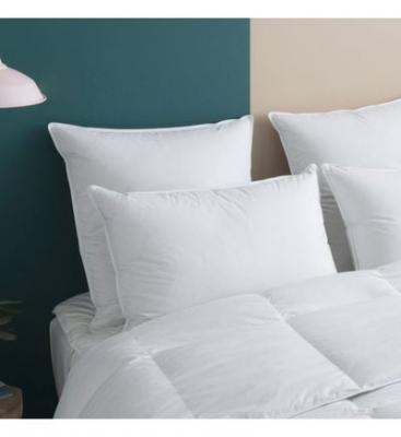 WAKE ME GREEN Oreiller MEDIUM 70% Duvet - Coton 50x75 cm - 