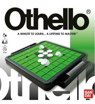 BANDAI  Games Othello soci&eacute;t&eacute;-jeu de strat&eacute;gie et de r&eacute;flexion-2 joueurs-15/20min-d&egrave;s 7 ans, MH80052