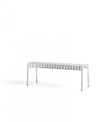 HAY Banc de jardin en m&eacute;tal gris galvanis&eacute; Palissade - 