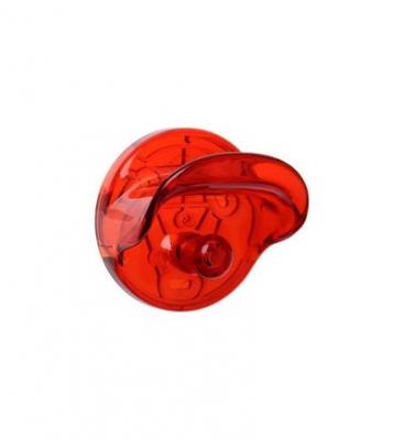 Kartell Gancio, Cintre, Transparent, Rouge, Lot de 2